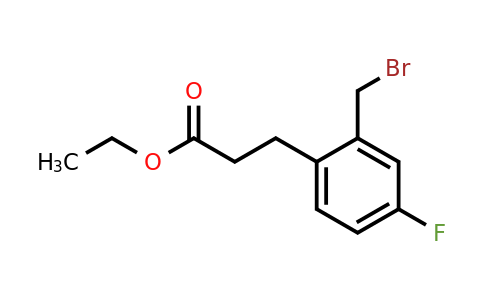 1806475-70-6 | Ethyl 2-(bromomethyl)-4-fluorophenylpropanoate