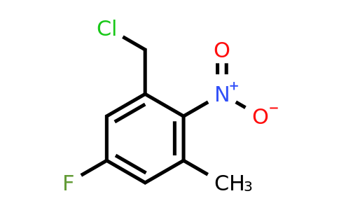 1806475-85-3 | 5-Fluoro-3-methyl-2-nitrobenzyl chloride