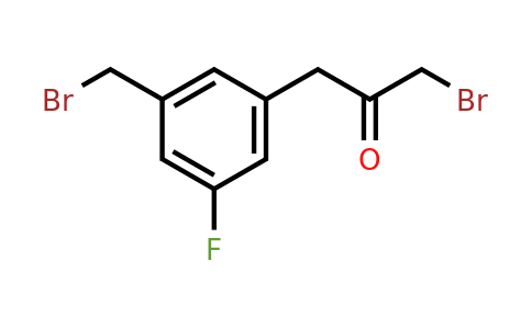 1806476-10-7 | 1-Bromo-3-(3-(bromomethyl)-5-fluorophenyl)propan-2-one