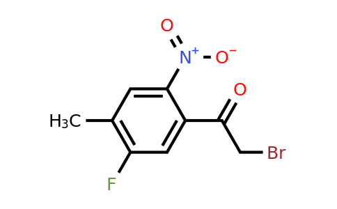 1806476-16-3 | 5'-Fluoro-4'-methyl-2'-nitrophenacyl bromide