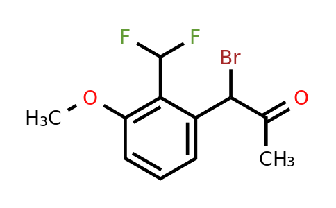 1806476-32-3 | 1-Bromo-1-(2-(difluoromethyl)-3-methoxyphenyl)propan-2-one