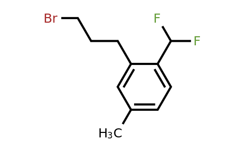 1806476-71-0 | 3-(3-Bromopropyl)-4-(difluoromethyl)toluene