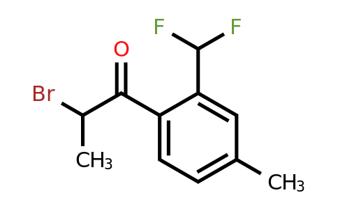 1806476-92-5 | 2-Bromo-1-(2-(difluoromethyl)-4-methylphenyl)propan-1-one