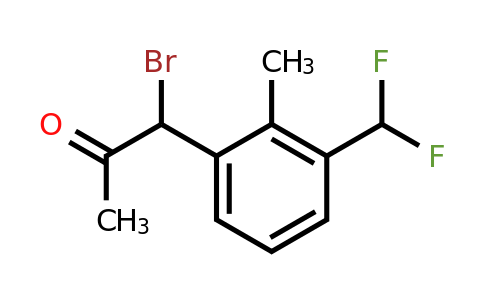 1806477-07-5 | 1-Bromo-1-(3-(difluoromethyl)-2-methylphenyl)propan-2-one