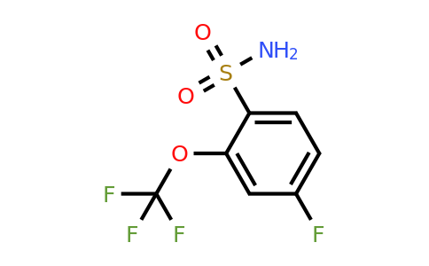 1806477-64-4 | 4-Fluoro-2-(trifluoromethoxy)benzenesulfonamide
