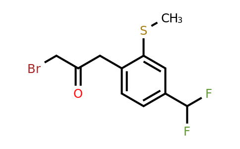 1806477-91-7 | 3-Bromo-1-(4-(difluoromethyl)-2-(methylthio)phenyl)propan-2-one