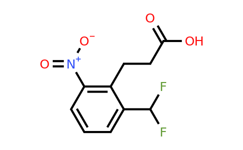 1806478-05-6 | 2-(Difluoromethyl)-6-nitrophenylpropanoic acid