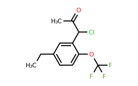1806478-32-9 | 1-Chloro-1-(5-ethyl-2-(trifluoromethoxy)phenyl)propan-2-one
