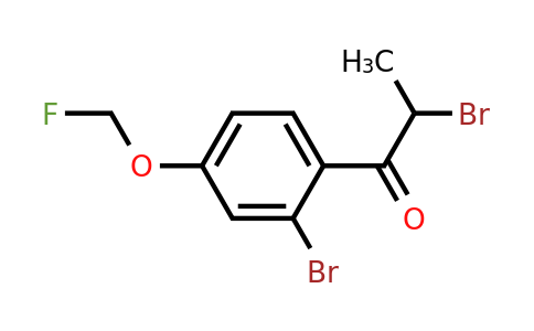 1806478-55-6 | 2-Bromo-1-(2-bromo-4-(fluoromethoxy)phenyl)propan-1-one