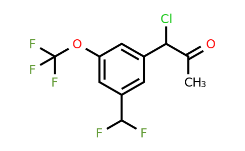 1806478-74-9 | 1-Chloro-1-(3-(difluoromethyl)-5-(trifluoromethoxy)phenyl)propan-2-one