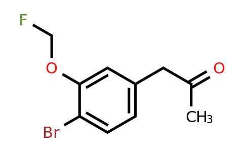 1806478-80-7 | 1-(4-Bromo-3-(fluoromethoxy)phenyl)propan-2-one