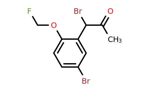 1806478-90-9 | 1-Bromo-1-(5-bromo-2-(fluoromethoxy)phenyl)propan-2-one