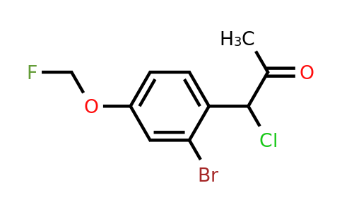 1806478-97-6 | 1-(2-Bromo-4-(fluoromethoxy)phenyl)-1-chloropropan-2-one