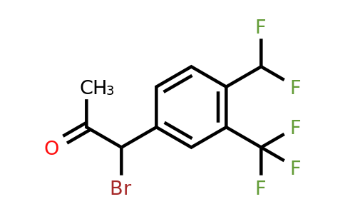 1806479-17-3 | 1-Bromo-1-(4-(difluoromethyl)-3-(trifluoromethyl)phenyl)propan-2-one