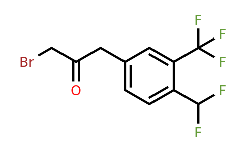 1806479-29-7 | 1-Bromo-3-(4-(difluoromethyl)-3-(trifluoromethyl)phenyl)propan-2-one