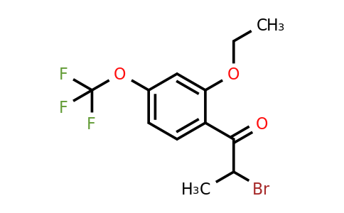 1806479-42-4 | 2-Bromo-1-(2-ethoxy-4-(trifluoromethoxy)phenyl)propan-1-one