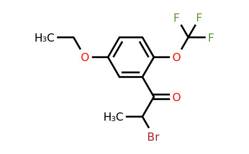 1806479-47-9 | 2-Bromo-1-(5-ethoxy-2-(trifluoromethoxy)phenyl)propan-1-one