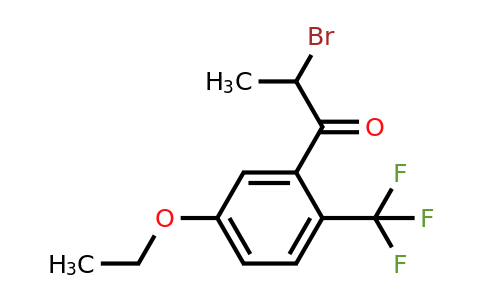 1806479-98-0 | 2-Bromo-1-(5-ethoxy-2-(trifluoromethyl)phenyl)propan-1-one