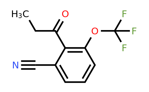 1806480-75-0 | 2-Propionyl-3-(trifluoromethoxy)benzonitrile