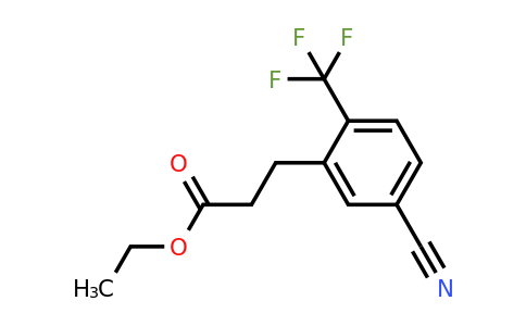 1806481-07-1 | Ethyl 3-(5-cyano-2-(trifluoromethyl)phenyl)propanoate