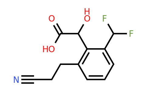 1806481-96-8 | 2-(2-Cyanoethyl)-6-(difluoromethyl)mandelic acid