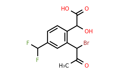 1806482-35-8 | 2-(1-Bromo-2-oxopropyl)-4-(difluoromethyl)mandelic acid