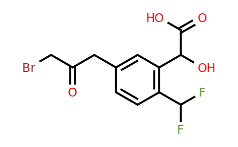 1806482-62-1 | 5-(3-Bromo-2-oxopropyl)-2-(difluoromethyl)mandelic acid