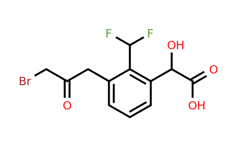 1806482-67-6 | 3-(3-Bromo-2-oxopropyl)-2-(difluoromethyl)mandelic acid