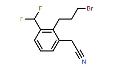 1806482-78-9 | 2-(3-Bromopropyl)-3-(difluoromethyl)phenylacetonitrile