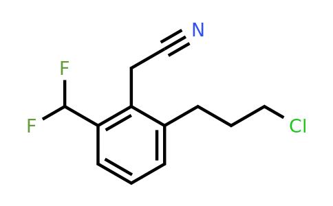 1806482-82-5 | 2-(3-Chloropropyl)-6-(difluoromethyl)phenylacetonitrile