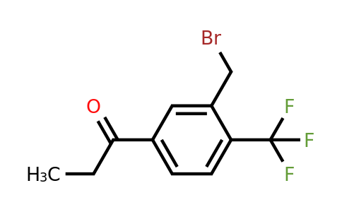 1806483-17-9 | 1-(3-(Bromomethyl)-4-(trifluoromethyl)phenyl)propan-1-one
