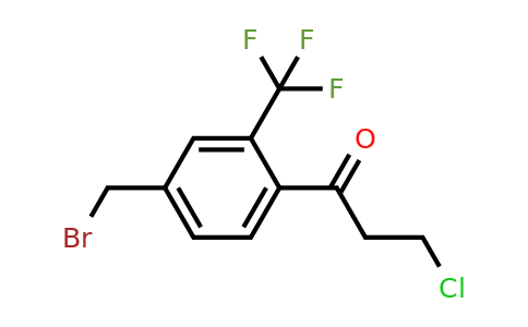 1806483-26-0 | 1-(4-(Bromomethyl)-2-(trifluoromethyl)phenyl)-3-chloropropan-1-one