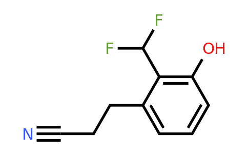 1806483-53-3 | 2-(Difluoromethyl)-3-hydroxyphenylpropanenitrile