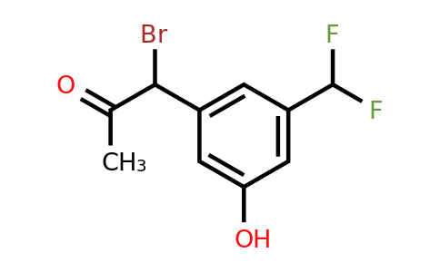 1806483-70-4 | 1-Bromo-1-(3-(difluoromethyl)-5-hydroxyphenyl)propan-2-one