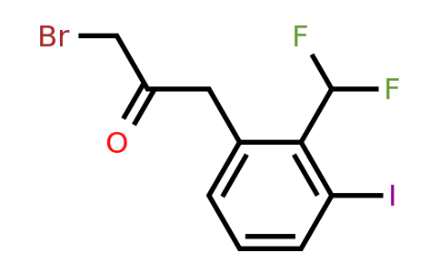1806483-91-9 | 1-Bromo-3-(2-(difluoromethyl)-3-iodophenyl)propan-2-one