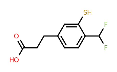 1806484-02-5 | 4-(Difluoromethyl)-3-mercaptophenylpropanoic acid