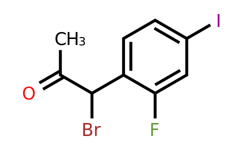 1806484-24-1 | 1-Bromo-1-(2-fluoro-4-iodophenyl)propan-2-one