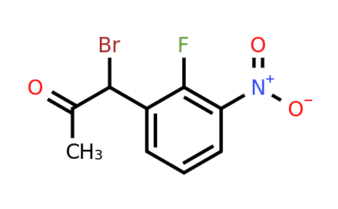 1806485-07-3 | 1-Bromo-1-(2-fluoro-3-nitrophenyl)propan-2-one