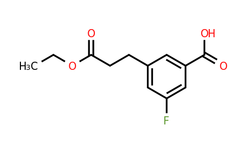 1806485-52-8 | Ethyl 3-carboxy-5-fluorophenylpropanoate