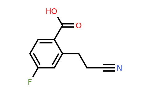 1806485-54-0 | 2-(2-Cyanoethyl)-4-fluorobenzoic acid