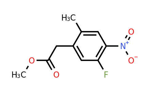 1806485-74-4 | Methyl 5-fluoro-2-methyl-4-nitrophenylacetate