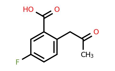 1806485-80-2 | 5-Fluoro-2-(2-oxopropyl)benzoic acid