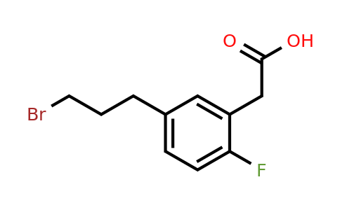 1806486-05-4 | 5-(3-Bromopropyl)-2-fluorophenylacetic acid