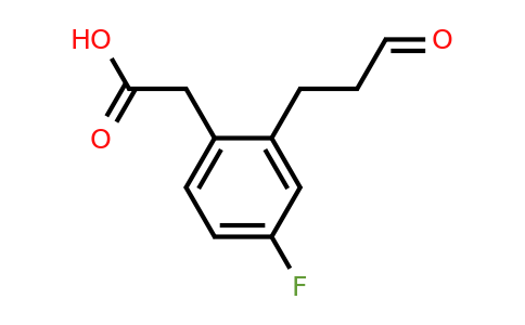 1806486-08-7 | 4-Fluoro-2-(3-oxopropyl)phenylacetic acid