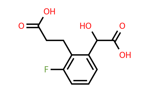 1806486-23-6 | 2-(2-Carboxyethyl)-3-fluoromandelic acid