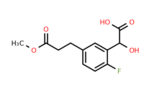 1806486-30-5 | 2-Fluoro-5-(3-methoxy-3-oxopropyl)mandelic acid