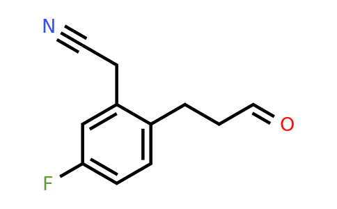 1806486-34-9 | 5-Fluoro-2-(3-oxopropyl)phenylacetonitrile