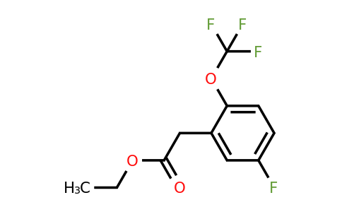 1806486-37-2 | Ethyl 5-fluoro-2-(trifluoromethoxy)phenylacetate