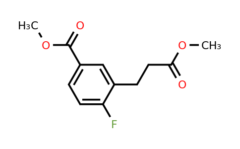 1806486-53-2 | Methyl 4-fluoro-3-(3-methoxy-3-oxopropyl)benzoate