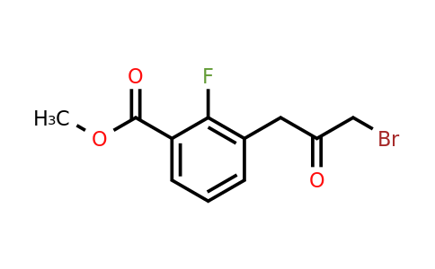 1806487-04-6 | Methyl 3-(3-bromo-2-oxopropyl)-2-fluorobenzoate